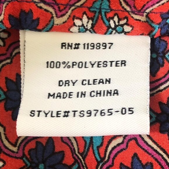 Collective Concepts Racerback Tank Top, Red White Blue Pattern Women's Sz Large - Picture 8 of 9